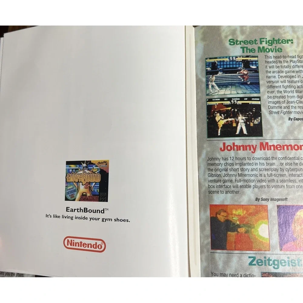 Game Pro Magazine July 1995 Judge Dredd Snapple Tatoo Earthbound Insert